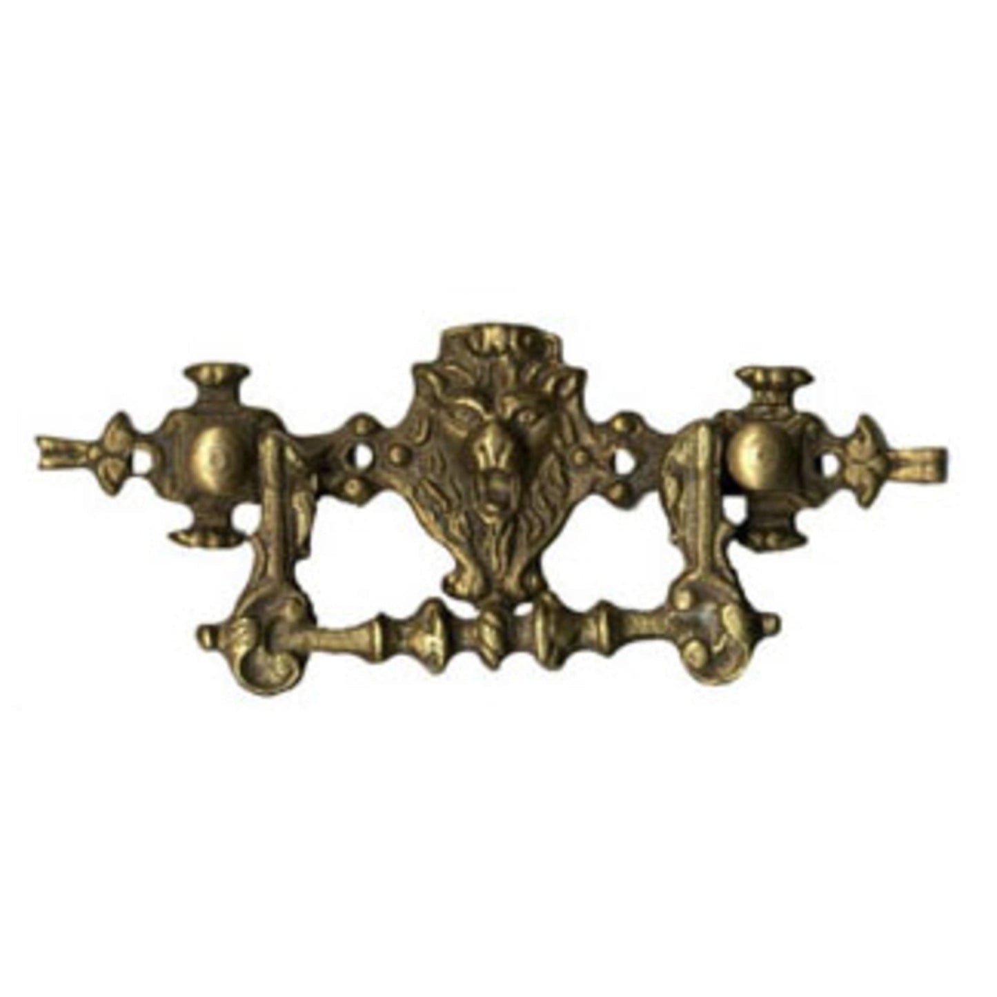 Griff waagerecht gegossen aus Messing, 104x38 mm