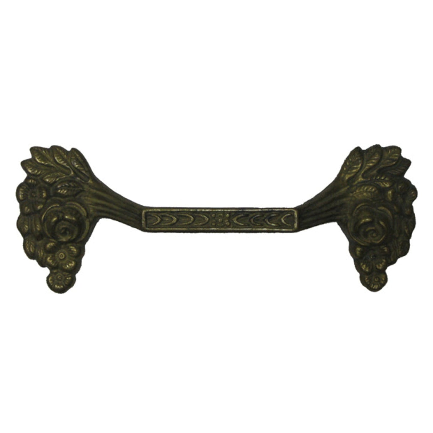 Griff waagerecht gegossen aus Messing Liberty, 46x128 mm