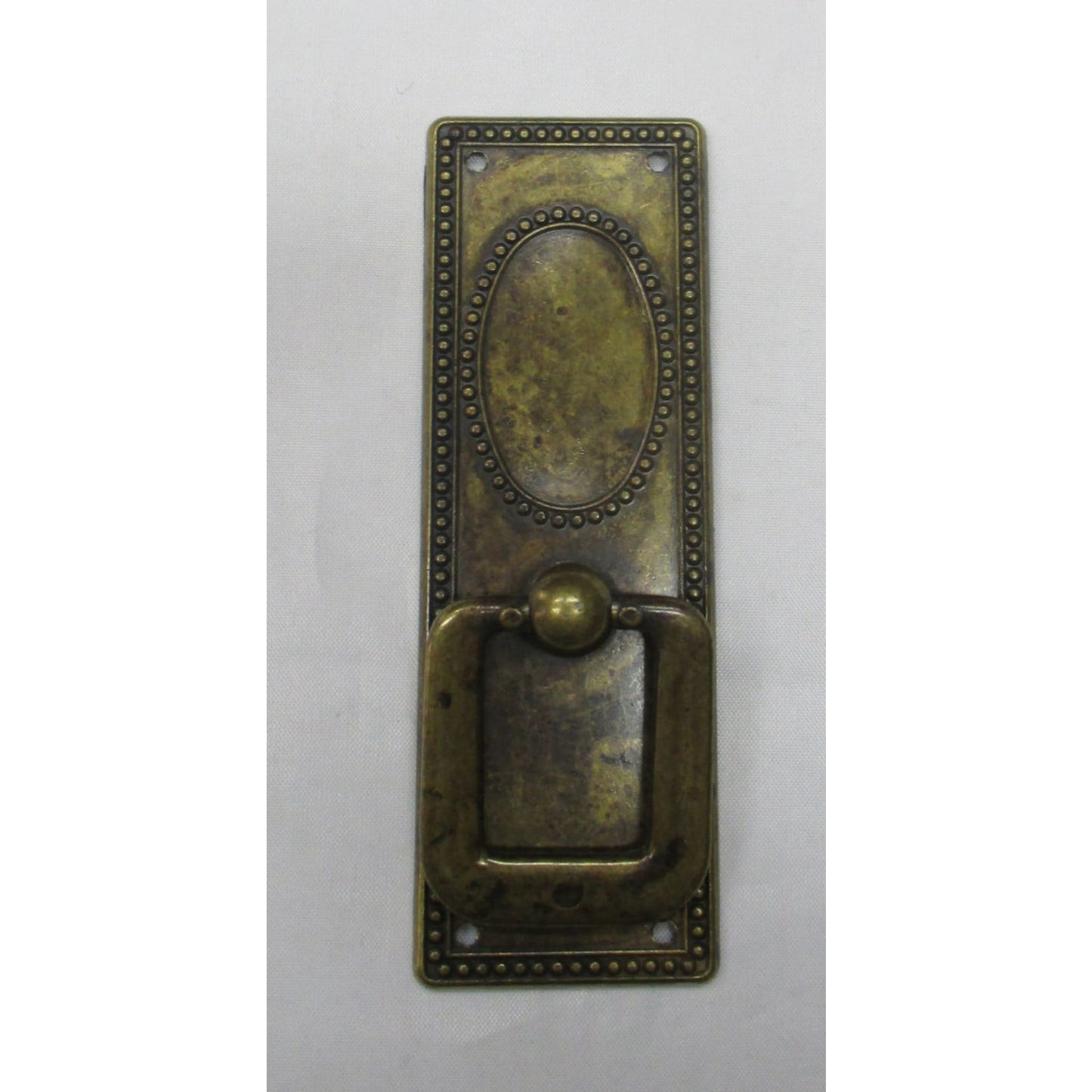 Griff senkrecht aus Messing Jugendstil-Art Deco, 34x96 mm