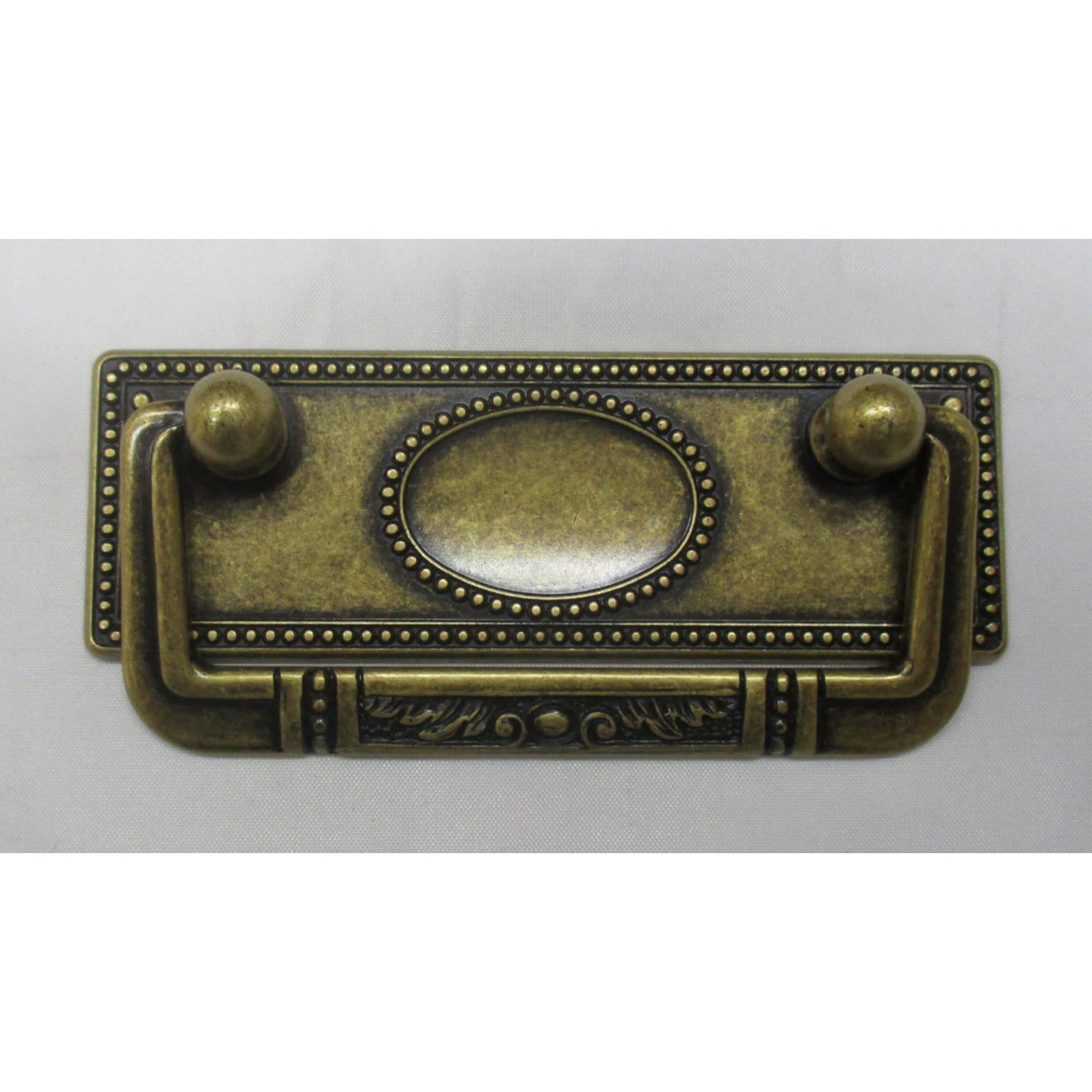 Griff waagerecht aus Messing Jugendstil-Art Deco, 96x34 mm