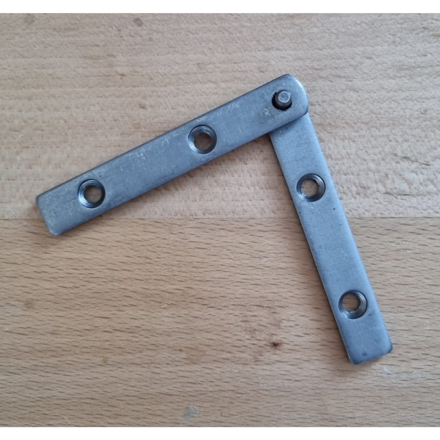 Zapfenbänder aus Stahl vermessingt 80x10 mm