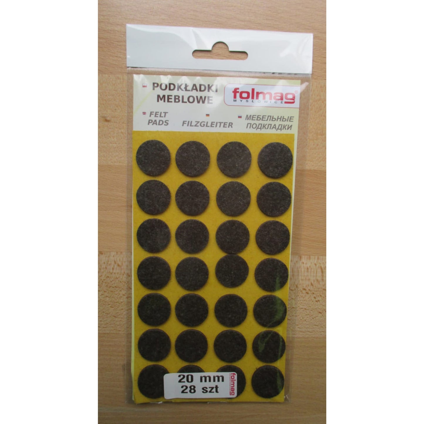 Filzgleiter rund 20 mm