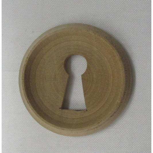 Holzschlüsselschild aus Erlenholz Durchmesser 32 mm